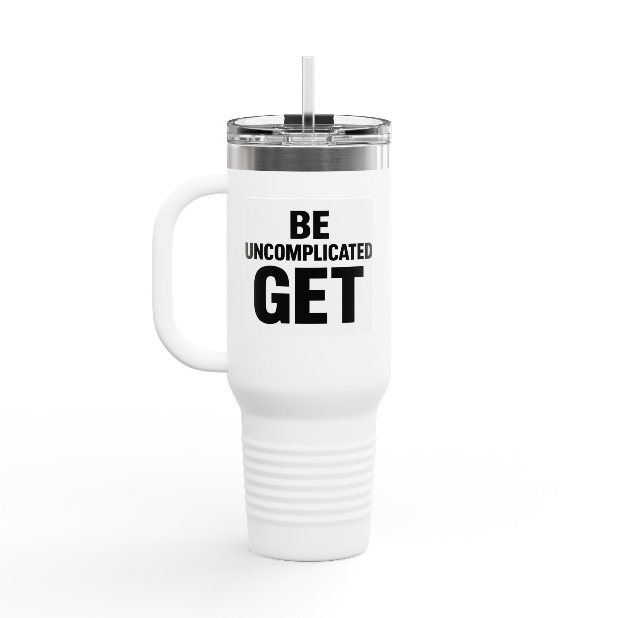 Insulated Travel Mug with Fun Designs, 40oz Coffee Tumbler for On-the-Go, Unique Gift for Travelers, Work, and Friends