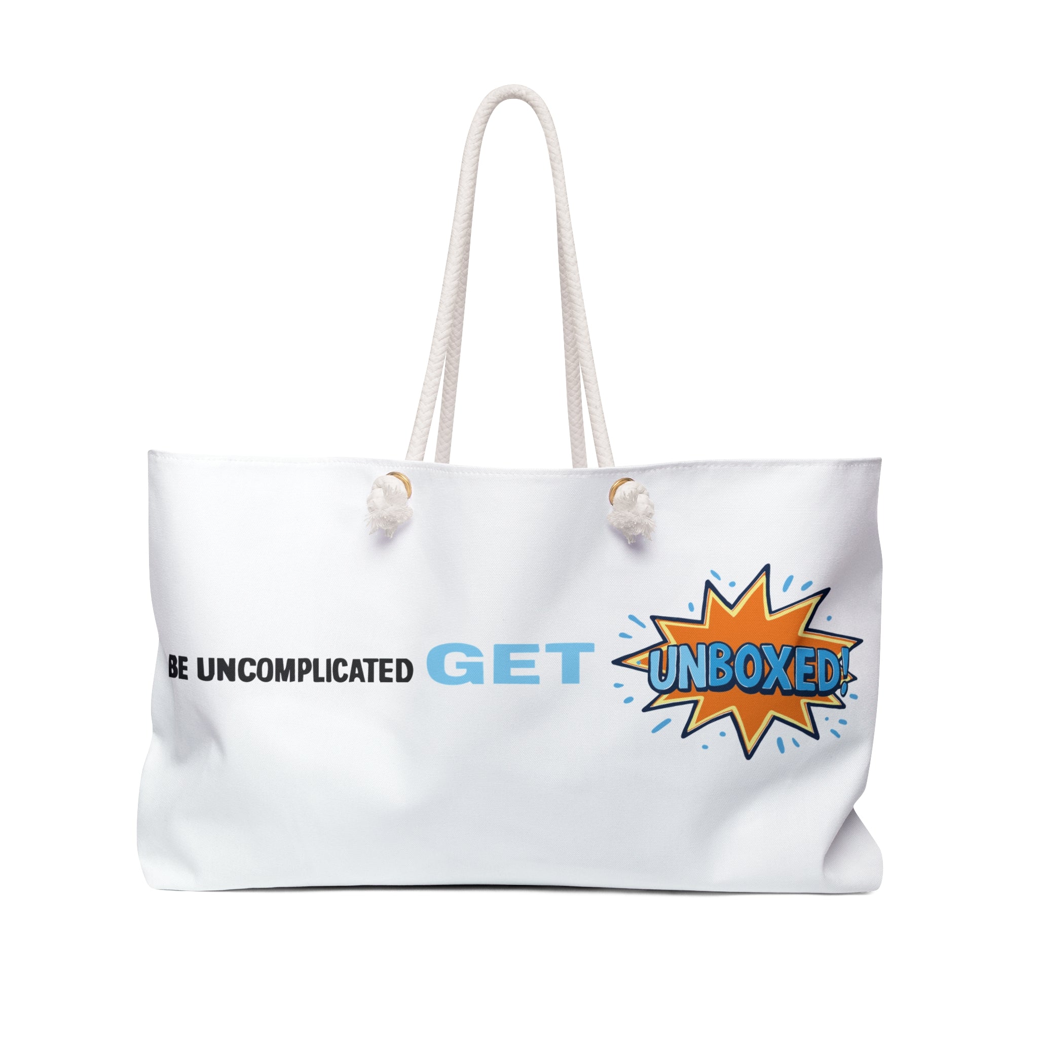 Uncomplicated Weekender Bag | Beach Tote | Travel Bag | Stylish Weekend Companion | Vacation Essentials | Gift for Adventurers