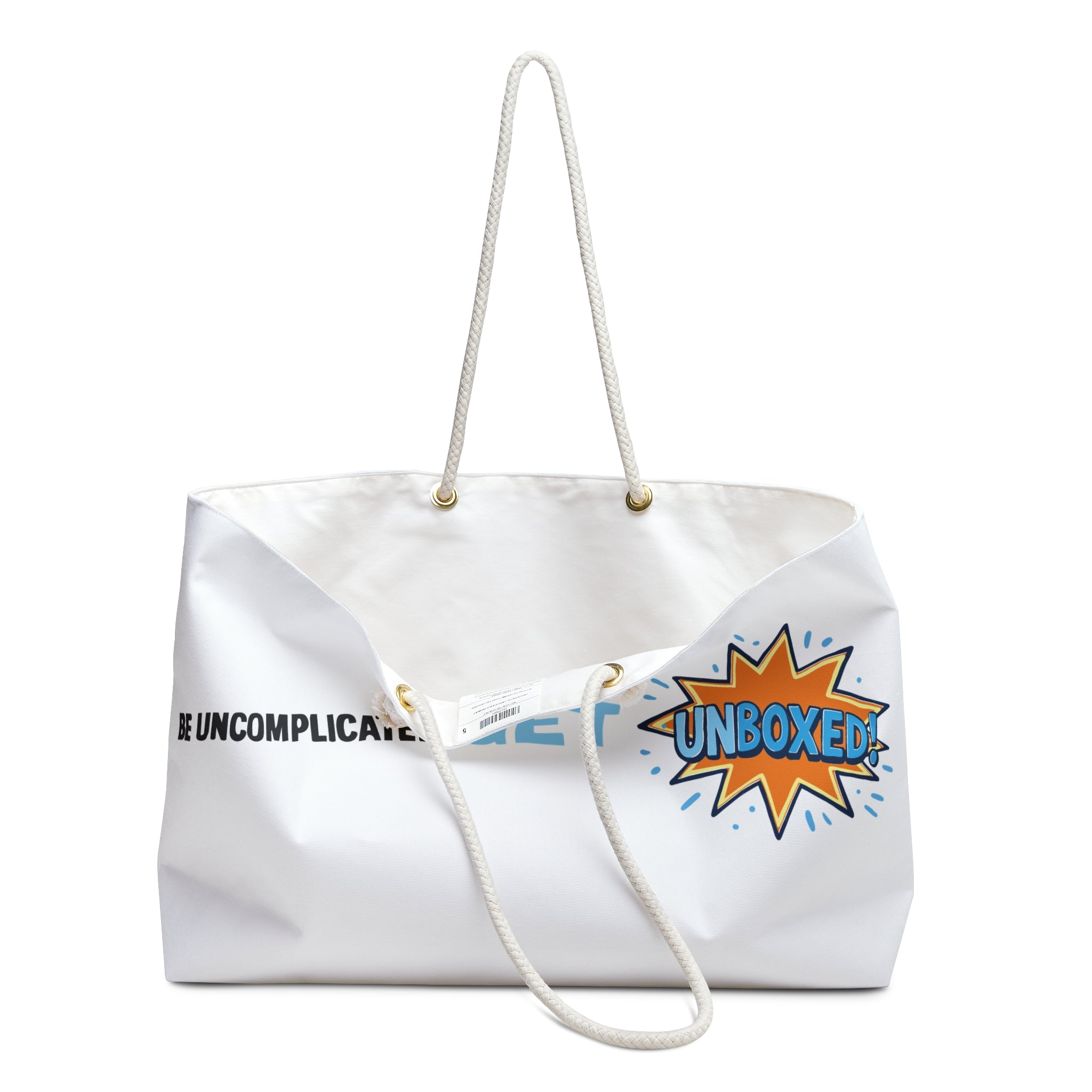 Uncomplicated Weekender Bag | Beach Tote | Travel Bag | Stylish Weekend Companion | Vacation Essentials | Gift for Adventurers